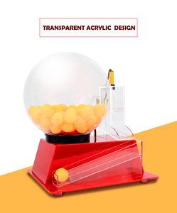 Máquina automática de bolas de la suerte, herramienta eléctrica de acrílico transparente para dibujo de lotería automática, jaula de <span class=keywords><strong>Bingo</strong></span> con Base negra - Product Image 5