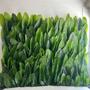 <span class=keywords><strong>ใบตอง</strong></span>ปลอมสไตล์ใหม่ 3 มิติ ผนังต้นไม้ประดิษฐ์สีเขียวสำหรับงานแต่งงาน ใช้ภายในอาคาร-ฉากหลังยอดนิยมบนอินเทอร์เน็ต - Product Image 2