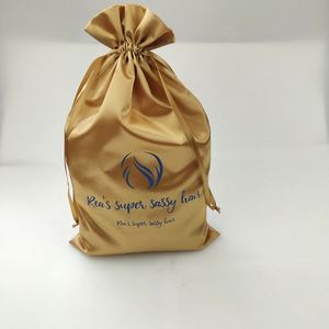 Sac en satin personnalisé avec logo pour la conservation des perruques et des extensions capillaires – Emballage en gros - Product Image 6