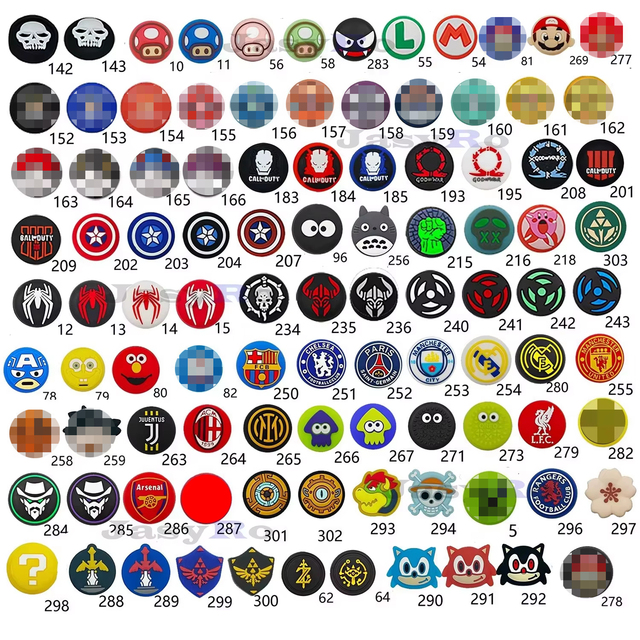 Joystick Silicone Cover Thumbstick Grip Cap for Switch 2 PS5 PS4 Xbox One Series X S Controller Analog Custom Thumb Grips Cover