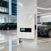 Nueva Estación de Carga Comercial para Vehículos Eléctricos 7-40kW CCS2 Gun OCPP 1.6J Curva Montada en Pared Solución de Estacionamiento para Flotas Jinghu TA-DC-WDM-B IP54