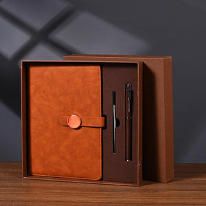 Exquisite 3-in-1 Luxury Corporate Gift Set Buckle Loose-Leaf <strong>Book</strong> Signature Pen USB Flash Drive-for <strong>Fathers</strong> Day Graduation - Product Image 6