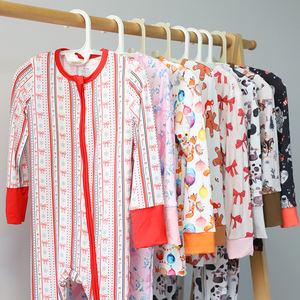 Vente en gros de combinaisons pour bébés garçons et filles en bambou de haute qualité OEM, avec couverture intégrée, vêtements de nuit pour enfants - Product Image 5