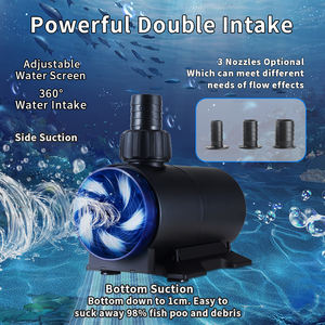 JUYANG 10000L/H Nouveau design Pompe <span class=keywords><strong>de</strong></span> fontaine d'étang à poissons Pompe à eau <span class=keywords><strong>de</strong></span> circulation <span class=keywords><strong>de</strong></span> récif DC Aquarium Pompe à eau submersible pour aquarium - Product Image 4
