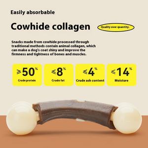 Juguetes Masticables para Perros de Nailon Duradero y Ecológico de la Marca M, <span class=keywords><strong>Huesos</strong></span> Molares y con Forma de Pescado con Sabor a Pollo, Recompensa de Uso Diario para Comer y Jugar - Product Image 2