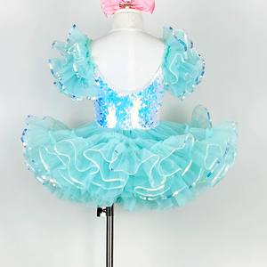 Falda tutú de ballet romántico para niñas, niños, vestido español para mujeres adultas, Vestido largo de tul suave, disfraces de bailarina de actuación - Product Image 3