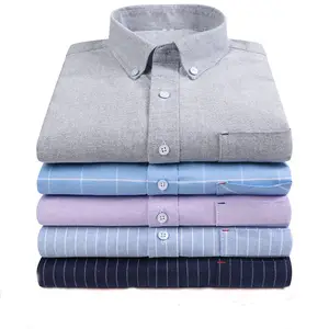 Best Selling Men Fashion Full Corduroy Pocket Business Casual Shirts for Men Long Sleeve