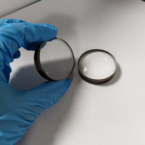<span class=keywords><strong>Lentille</strong></span> <span class=keywords><strong>de</strong></span> protection laser en silice fondue N-BK7 (K9) ou UV, 1064 nm, avec revêtement antireflet, Plano Convex PCX - Product Image 2