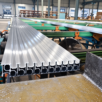 Support de rail en aluminium anodisé pour poutre de support solaire de projet industriel, pour montage de panneaux photovoltaïques
