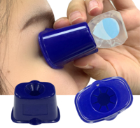 Applicateur de Gouttes Oculaires Portable Réutilisable en Matière PE Bleue pour Tous les Âges -healthmenex