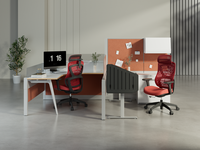 Nouvelle chaise de bureau avec dossier en caoutchouc souple PP+TPE, design dynamique et ergonomique pour chaise de direction/directeur