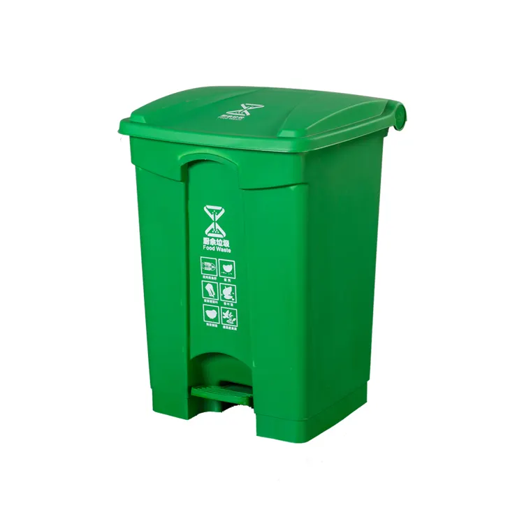 도매 분별 재활용 플라스틱 쓰레기 쓰레기통 60 리터 용량