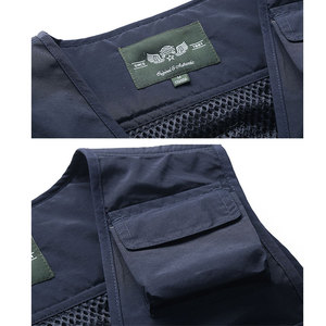 جديد جيوب تنفس شبكة التصوير الفوتوغرافي يطير/صياد صدرية رجالي الصيد في الهواء الطلق متعددة الجيب - Product Image 4