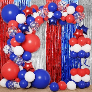 Xieli <span class=keywords><strong>4</strong></span> de <span class=keywords><strong>julio</strong></span> Día de la Independencia Fiesta Papel de Aluminio Cortina Decoración de Fondo - Product Image 6