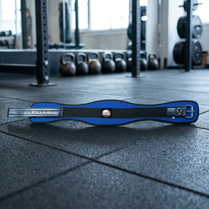 SABRO Neoprene Waist Support Belt Adjustable Buckle Closure Blue for Strength Training Weight Lifting Pain Relief Unisex - Product Image 5