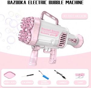 Ventilateur électrique 2 en 1 et souffleur de bulles automatique à 64 trous pour enfants - Product Image 4