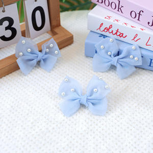 ऑनस्टेप निर्माता ग्रीष्मकालीन नीले धुंध कुत्ते परिधान पॉलिएस्टर कपड़े वेलेंटाइन के दिन के लिए सादे सामान के साथ पॉलिएस्टर कपड़े - Product Image 3