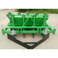 Planteur d'ail à traction à Six rangées, machine de plantation d'ail à quatre roues