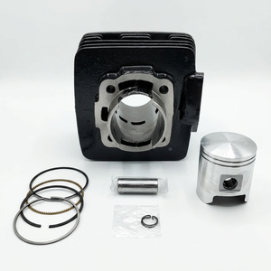 Kit de bloc-cylindre de moteur de cyclomoteur TVS XL de haute qualité, taille standard 46 mm, avec piston, jeu de segments, axe et circlips conformes aux normes OEM - Product Image 1