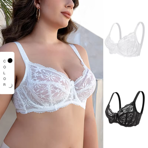 Sujetador push-up de encaje suave para mujer, con tirantes ajustables, transpirable, cómodo, sexy, ropa interior diaria. - Product Image 2