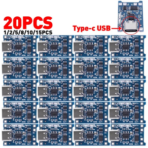 Type-c/micro /mini USB 5V 1A 18650 <span class=keywords><strong>TP4056</strong></span>ที่ชาร์จแบตเตอรี่ลิเธียมโมดูลชาร์จบอร์ดที่มีฟังก์ชั่นคู่ - Product Image 5
