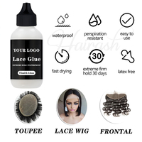 Colle à Perruque 75ml pour Tulle Frontal Étanche, Prend en Charge les Étiquettes Privées Personnalisées, Extra Forte, Vente en Gros, Colle à Perruque 60ml