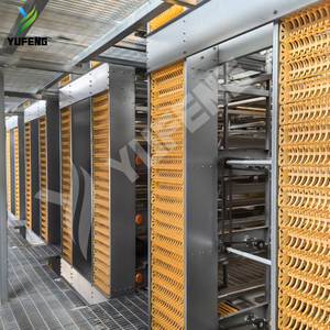 <span class=keywords><strong>Cage</strong></span> à poules pondeuses automatique de type H, nouvelle génération, pour l'élevage, en acier galvanisé à chaud, 3 à 8 niveaux, capacité de 90 à 200 poules, facile à assembler - Product Image 2