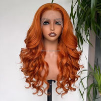 Nouvelle Arrivée Perruques Full Lace Front 13X4 en Cheveux Synthétiques Mélangés, Ondulation Naturelle Premium Bouclée, Résistantes à la Chaleur, Style French Curl