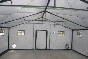 Best 20 <b>Man</b> Waterproof Triple <b>Layers</b> Winter Thermal Insulated Cotton Military-style Tent Factory Supply - Product Image 5