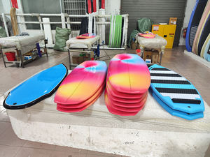 Vente chaude Planches de <span class=keywords><strong>wakesurf</strong></span> en résine époxy de qualité supérieure personnalisées Noyau en mousse EPS Wakeboard en fibre de verre Bois fabriqué EVA - Product Image 5