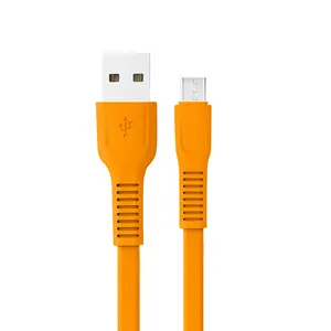 批发colorfull Flat MIcro B Usb数据线PVC USB Charing线usb线micro b安装面板