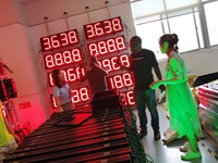 Panneaux d'affichage numériques LED pour stations-service, numéros de prix à 5 chiffres, affichage LED des prix de l'essence