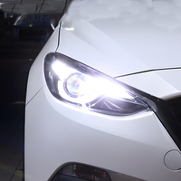 Ensemble de phares LED KGKB pour Mazda 3 Axela BM 2014-2016, mise à niveau avec lentille de projecteur haute performance, feux de jour DRL, clignotants, Plug & Play