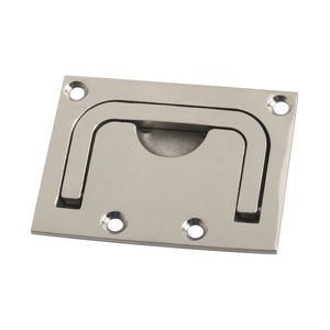 Manija de acero inoxidable para barco, 76x56mm, cuadrada, para escotilla de cubierta, para mejora de yates marinos y vehículos recreativos - Product Image 2