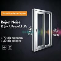 Sistema Combinado de Ventana Corredera de Aluminio con Apertura Flexible, Vista Panorámica, Alta Eficiencia para la Decoración de Salas de Estar Modernas