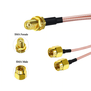 <span class=keywords><strong>SMA</strong></span> <span class=keywords><strong>Splitter</strong></span> Cáp r316 <span class=keywords><strong>SMA</strong></span> Nam để kép <span class=keywords><strong>SMA</strong></span> nữ 15cm Pigtail cho Router v-hình dạng RF đồng trục Cáp mở rộng - Product Image 2