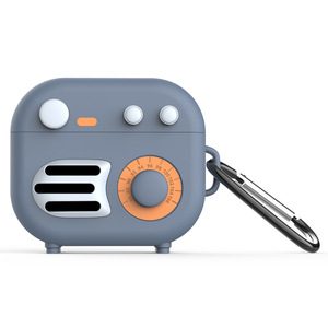 Sans fil rétro radio conception <span class=keywords><strong>de</strong></span> charge <span class=keywords><strong>remplacement</strong></span> écouteur cas pour <span class=keywords><strong>airpods</strong></span> pro 1 2 mac pour ipod casque couverture - Product Image 2