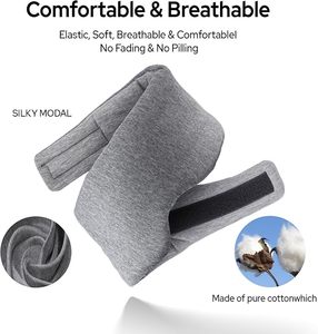 Masque de sommeil en coton, MOQ à partir de 100 pièces, 100% occultant, design sans pression pour les dormeurs latéraux et l'utilisation nocturne - Product Image 3