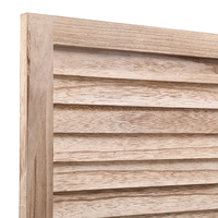 Paravent en Bois de Style Naturel, Paravent en Bois, pour Restaurant, Hôtel, Maison, Salon, Décoration