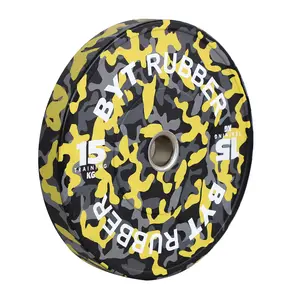 Byt Trọng lượng nâng Barbell phòng tập thể dục thiết bị Barbell đĩa Bumper tấm trọng lượng tấm cho nhà phòng tập thể dục