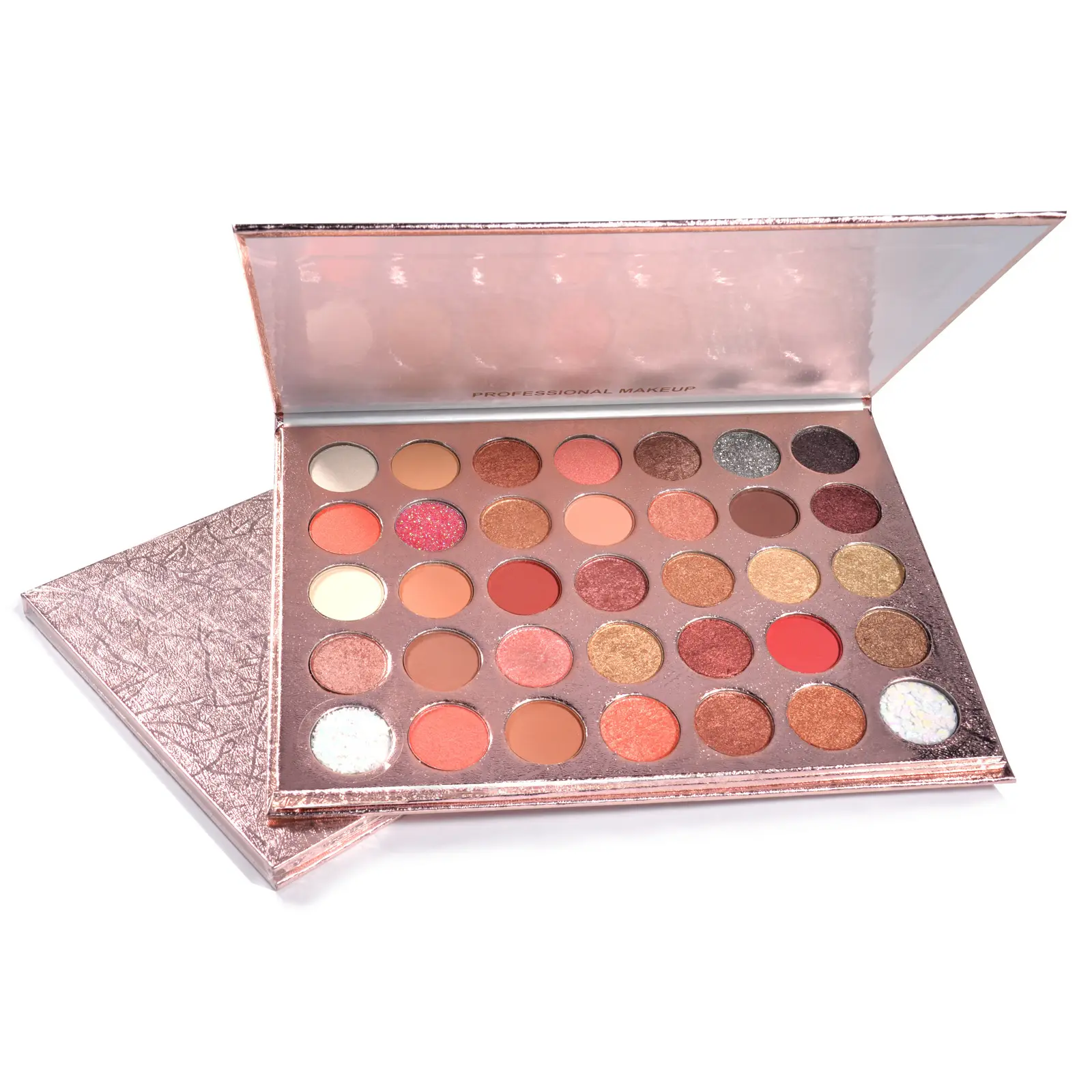 35 color marble rose gold eye shadow palette