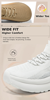 Chaussures décontractées respirantes en maille grande taille 40-46 pour hommes et femmes, chaussures de sport à bout large et épais avec semelle extérieure en MD