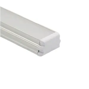 1107 Quảng Trường Nhỏ Tùy Chỉnh Bạc Đen Nhôm Hồ Sơ Led Strip Hồ Sơ Led Tuyến Tính Ánh Sáng Văn Phòng Ánh Sáng Nhôm Kênh