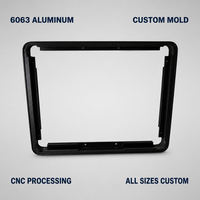 Marco de Extrusión de Aluminio 6063 OEM Personalizado, Procesamiento CNC, Pantalla de Visualización, Monitor, Panel de Control de Tableta, Exterior de Cobre ABS