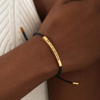 Pulsera de Tubo de Acero Inoxidable Colorida con Frase 'No Dejes que los Días Difíciles Ganen', Personalizable, Inspiradora, Regalos para Parejas