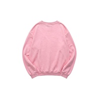 Sweat-shirt personnalisé à col en V, coupe oversize, en coton épais, style streetwear, YZK, rétro, uni, à manches longues, pour homme
