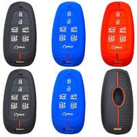 Étui de protection pour clé de voiture à 7 boutons pour Hyundai Sonata Sel Ev 6 Ev 8 IONIQ 5 NEXO Tucson Sonata 2020 Grandeur 2020 Sonata Limited