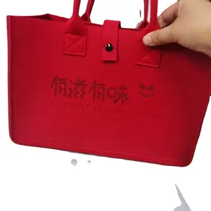 Eco-friendly 100% China 2021 new large felt bag Products Supplier Custom Logo Women Ladies Handbag