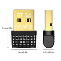 Transmisor y Receptor Inalámbrico BT 5.4, Dongle Plug and Play para PC, Altavoz, Ratón, Teclado