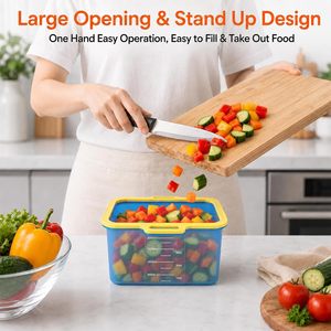 Conteneur en silicone de haute qualité au meilleur prix, sûr pour le réfrigérateur, idéal pour le déjeuner, les fêtes, le stockage des aliments et l'utilisation en cuisine - Product Image 2